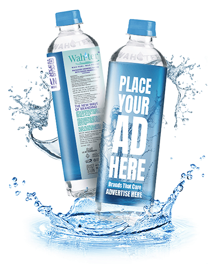 Water Wraps branded water bottles